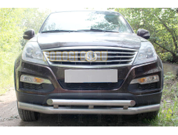 Защита радиатора Ssang Yong Rexton (II) 2006-2012 black