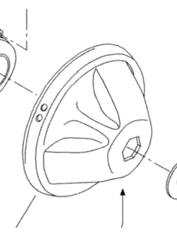 Крышка ведущего вариатора оригинальная BRP 415128609 для BRP LYNX/Ski-Doo