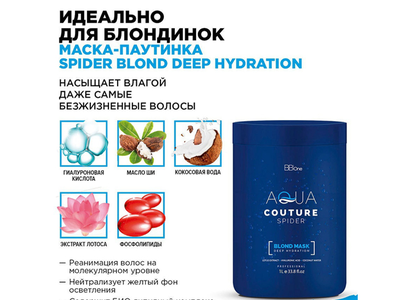 Холодный ботокс Spider Deep Hydration Blond