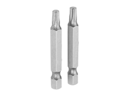 Набор вставок (бит) торцевых 1/4", Torx, T10, 50 мм, 2 предмета TOLSEN TT20321