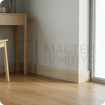 Плинтус МДФ TeckWood 80х10х2150 мм. Дуб плэйт