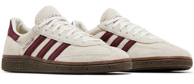 Кроссовки Adidas Handball Spezial Off White Collegiate Burgundy
