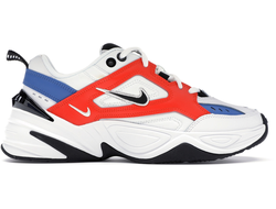 Nike M2K Tekno Белые с красным