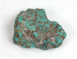 Бирюза, необработанный, дикий образец, США, Аризона (17*13*5,5 мм, 1,9 г) №37584
