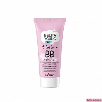 Белита Belita Young Skin ВВ-хайлайтер с тонирующим эффектом для молодой кожи «Безупречное сияние» 30мл
