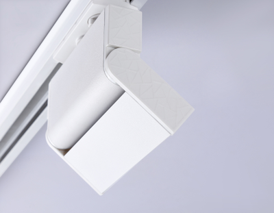 Трековый однофазный светодиодный светильник GL 6801 WH белый LED 6W 4200K 115*22*87