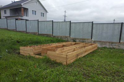 Фундамент из доски 40*150*4000 (без пропитки)