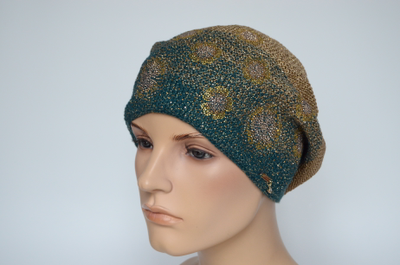 zeleniy-s-zolotom-beret-s-ukrasheniyami-vizio-italiya-7091-v