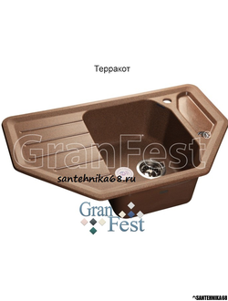 Керамическая мойка GRANFEST GF-C800E