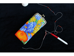 Очечник "Вспышка" Набор для вязания крючком с бисером от Ирины Рудевич