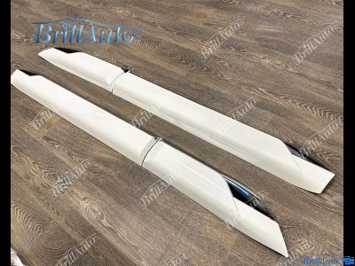 Молдинги Toyota Land Cruiser 300 белые