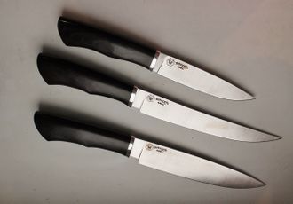 Набор Кухонных ножей сталь 440с/х12мф граб