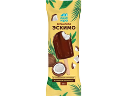 Эскимо веганское с кокосовой стружкой в горьком шоколаде, 50г (icecro)
