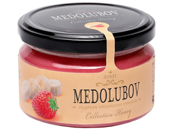 Крем-мёд Медолюбов клубника и банан  250мл