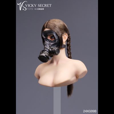 Женский противогаз (газовая маска) - 1/6 Gas Mask (24XG99B) - VSTOYS