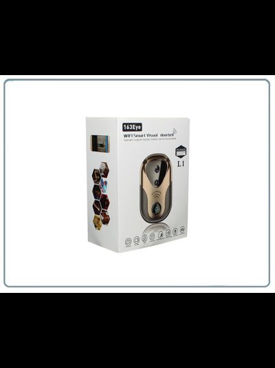 DE-WL1-NJ WiFi/LAN вызывная панель видеодомофона в помещение, интерком связь с активным подавлением шума, открытие замка через мобильное приложение с DVR, HD (163eye)