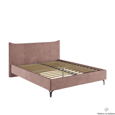 Заря кровать мягкая ткань савана латте (без основания)