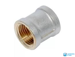 Муфта VIEIR   1/2" вр/вр никель