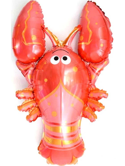 Шар (39''/99 см) Фигура, Лобстер, 1 шт.