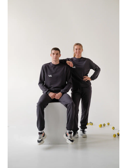 СВИТШОТ Volleylife черный/графит (размер 42-48)