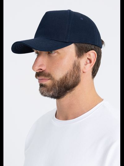 Бейсболка STAN 5 клиньев хлопок 280,03, Т-синий