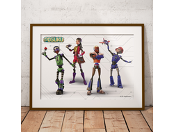 Плакат горизонтальный Робики №9