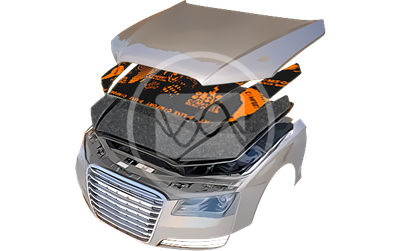 ШУМОИЗОЛЯЦИЯ КАПОТА (модификация 2)