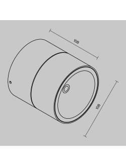 Потолочный светильник Spin, O310CL-L12GF3K