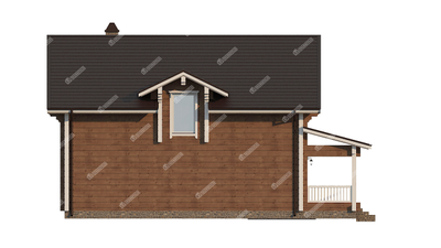 Гостиница из клееного бруса "Архыз", 267 м2