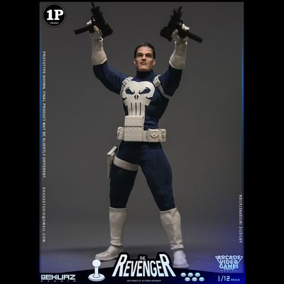 Каратель (The Punisher Arcade 1993) - КОЛЛЕКЦИОННАЯ ФИГУРКА 1/12 THE REVENGER ARCADE VIDEO GAMES SERIES (EKS06) - EKUAZ STUDIO