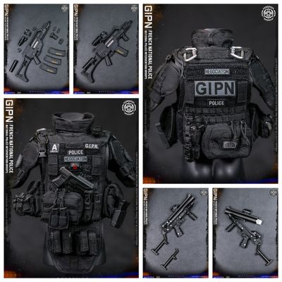 ФРАНЦУЗСКИЙ СПЕЦНАЗОВЕЦ GIPN - КОЛЛЕКЦИОННАЯ ФИГУРКА 1/6 SCALE FRENCH NATIONAL POLICE GIPN IN MARSEILLE (78076) - DAMTOYS