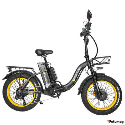Электровелосипед Syccyba H2 DUAL желтый