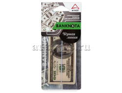 Ароматизатор подвесной, картон 100$ "Черная линия" ARNEZI A1509105