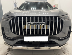 Защита переднего бампера двойная Папа Тюнинг d60/42 для JAECOO J8 2024-