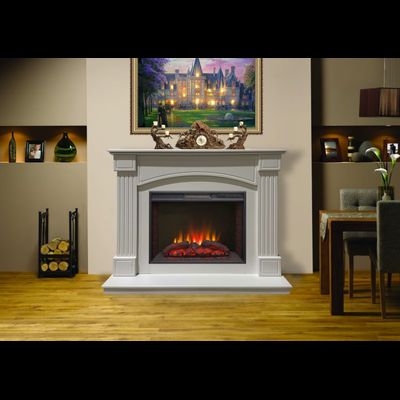 Электрокамин Грация WT с очагом Sparta 25.5 LED