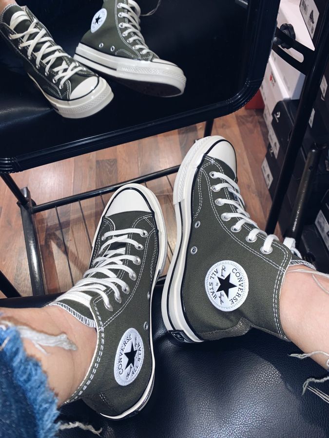 Оригинальные кеды Converse Chuck Taylor 70 зеленые 162052C со скидкой в Спб 