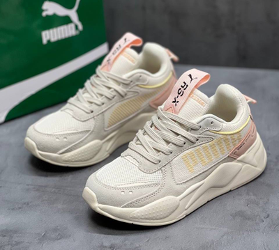 Puma RS-X3 Grey Light Pink Yellow