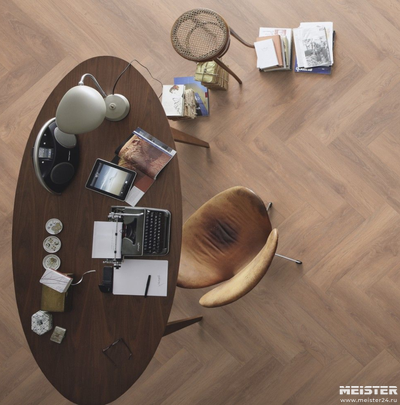 Ламинат MEISTER 7004 Дуб Песчаный в интерьере