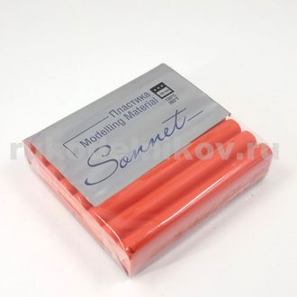 полимерная глина "Сонет", цвет-томатный, брус 56 грамм