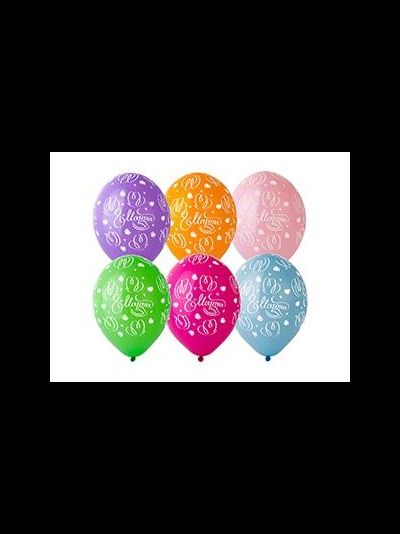 Шар 14"/35см "8 марта!" Тюльпаны", Бельгия