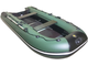 Моторная лодка Ривьера 3200 СК. Черно-зеленая касатка