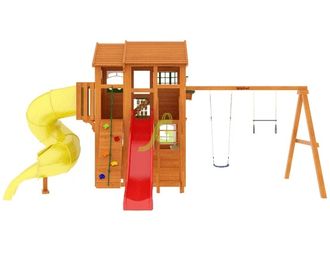 Детская площадка IgraGrad Клубный домик 3 с трубой Luxe