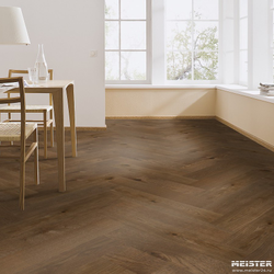 Паркетная доска Meister HS 500 Lindura Дуб классик Оливково-серый 8926 в интерьере