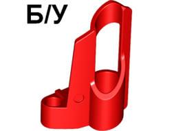! Б/У - Technic, Panel Fairing # 6 Small Short, Large Hole, Side B, Red (32528 / 4143150) - Б/У