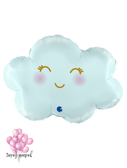 шар облако грабо голубое воздушный шарик на выписку из роддома Краснодар новорожденные