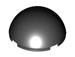 Cylinder Hemisphere 4 x 4, Black (86500 / 6174959 / 6252319)