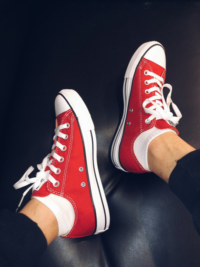 Кеды Converse All Star низкие красные фото