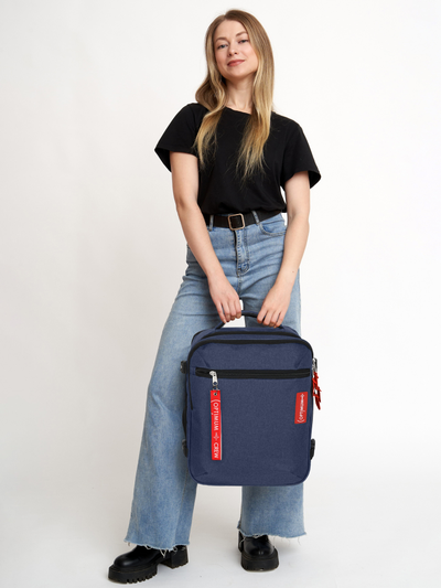 Рюкзак Сумка Чемодан ручная кладь 40x30x20 Optimum Wizz Air Light, синий