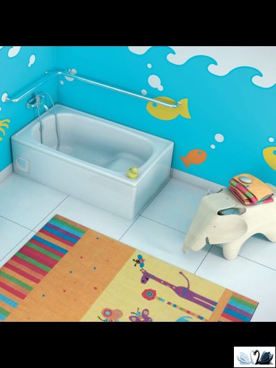 Ванна стальная BLB EUROPA 120х70 см, с местом для сидения, толщина стали 2,3 мм