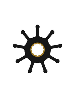 Импеллер помпы охлаждения двигателя Ancor 6088 80мм со шлицами